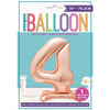 Rose Gold Number Shaped Standing Foil Balloon 30" 4