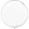 Round Latex Balloons - 24" Clear, 25 Count