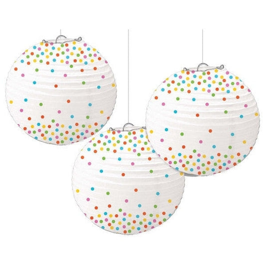 Round Paper Lanterns Multi
