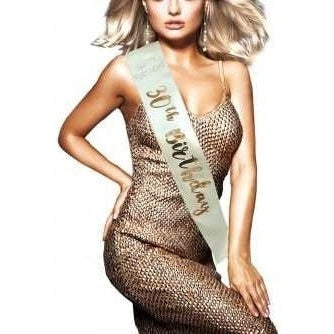 Sash - Rose Gold Birthday 30