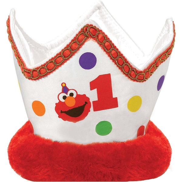 Sesame Street Elmo Turns One Novelty Crown