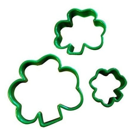 Shamrock Plastic Cookie Cutters