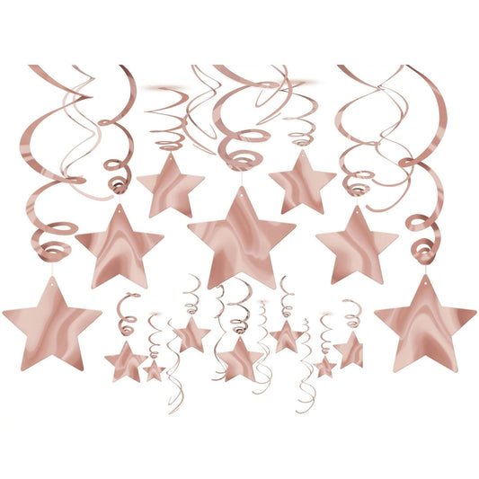Shooting Star Mega Value Pack Swirls - Rose Gold
