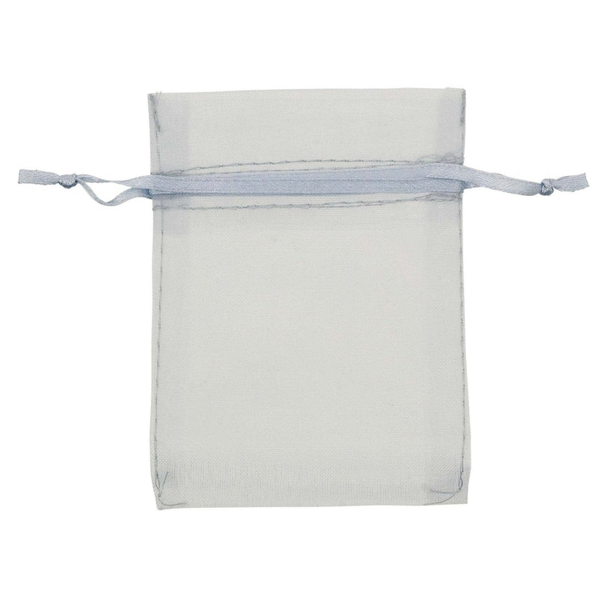 Silver Organza Bags