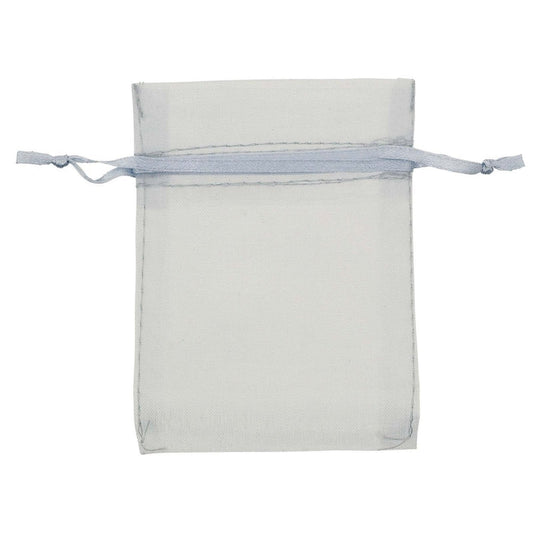 Silver Organza Bags