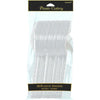 Silver Plastic Spoons