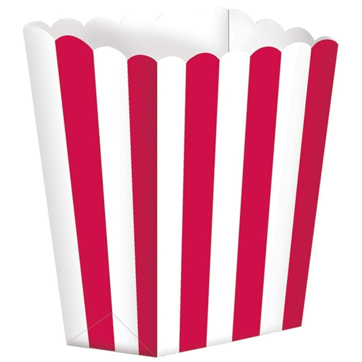 Small Popcorn Shaped Favor Box - Apple Red