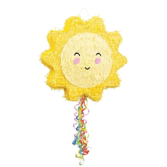Smiling Sun Shaped Drum Pinata