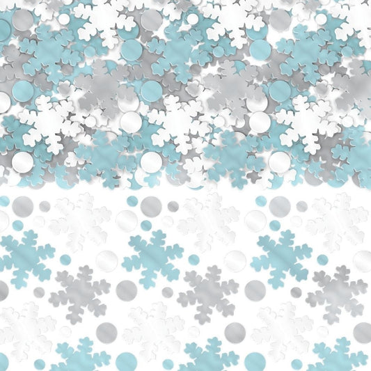 Snowflake Metallic Foil Mix Super Mega Value Confetti