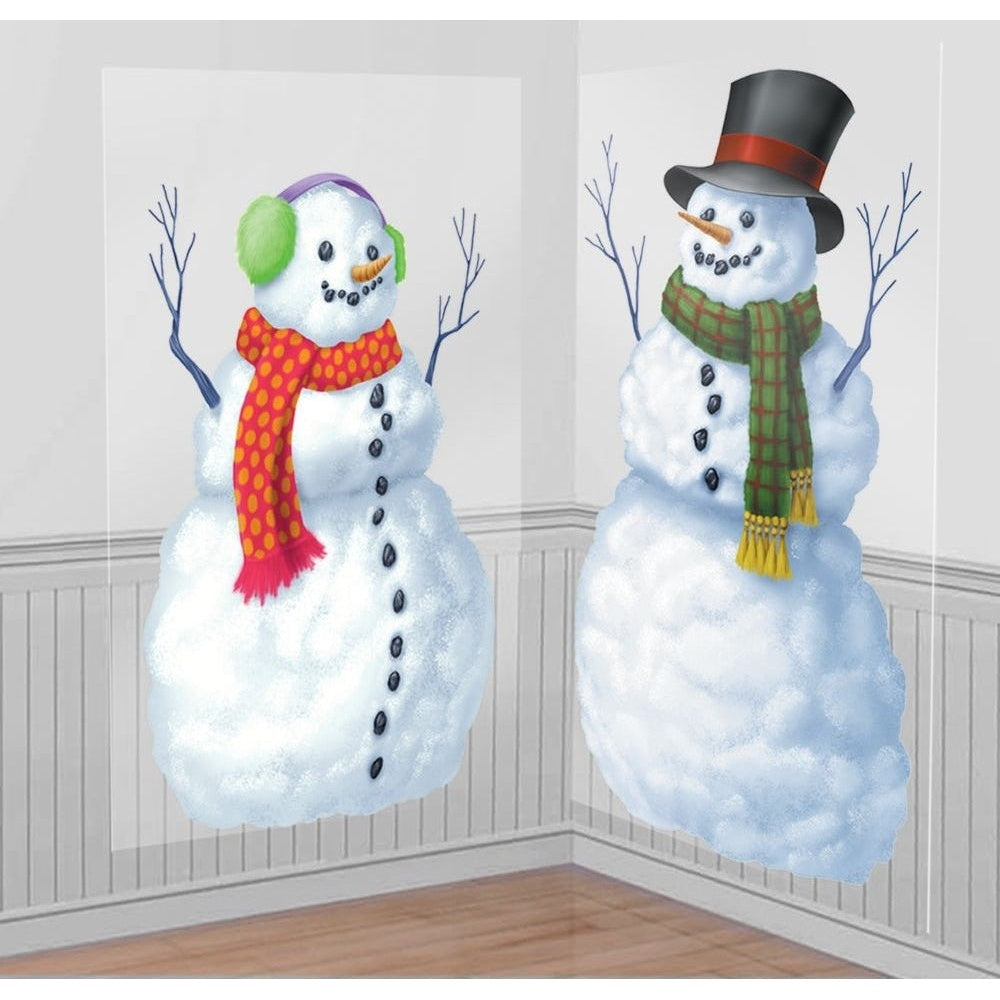 Snowmen Scene Setters® Plastic Add-Ons