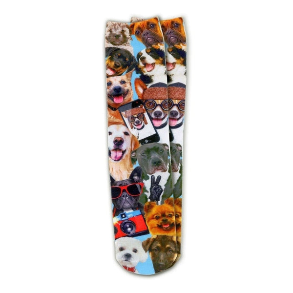 Socks - Two Left Feet M/L Subimated Dog