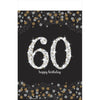 Sparkling Celebration 60Th Birthday Plastic Table Cover