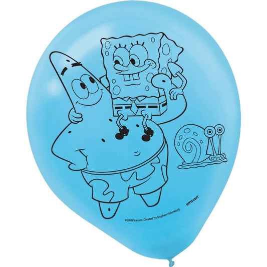 Spongebob Printed Latex Balloon