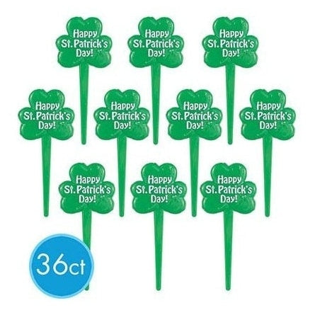 St. Patrick's Day Plastic Picks