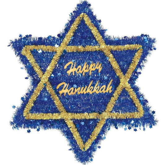 Star Of David Deluxe Tinsel