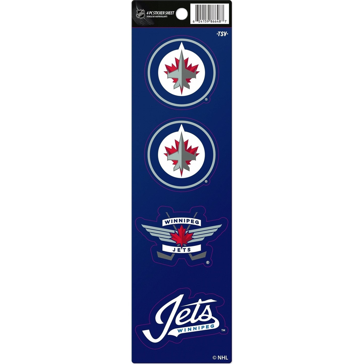 Sticker Set - NHL Winnipeg Jets
