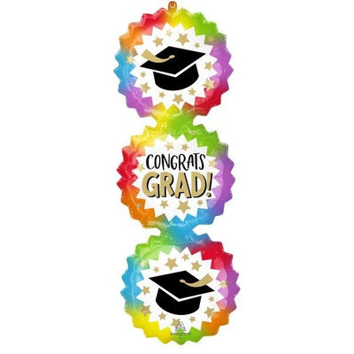 Foil Balloon - Super Shape Grad Bursts