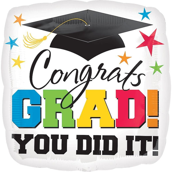 Super Shape Foil Balloon Grad Multi