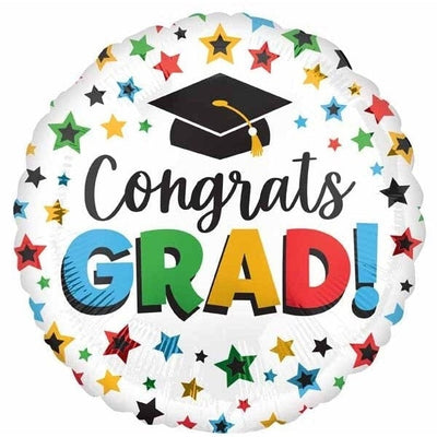 Foil Balloon - Super Shape Multi-Colored Jumbo Grad