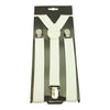 Child Size: White Suspenders