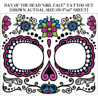 Tattoo - Face Day Of Dead Female