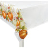 Traditional Pumpkins Printed Fabric Table Cover, 60" X 104"