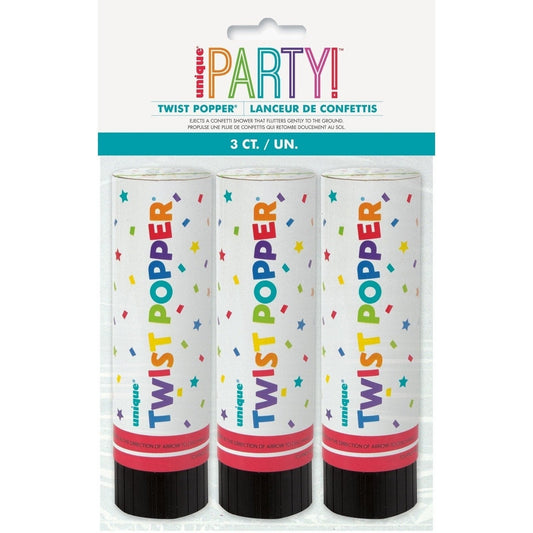 Twist Poppers 4", 3 Count