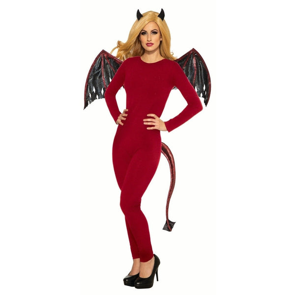 Deep Red Unitard Unitard - Red Standard – Party Stuff