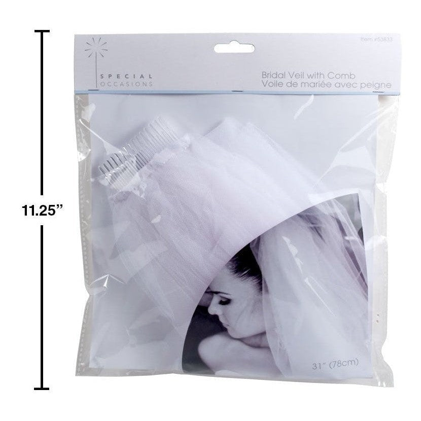 Veil - 31" Rolled Edge W/Comb
