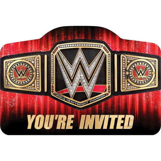 WWE Smash Postcard Invites