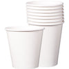 White Economy Solid Paper Cups, 9Oz.