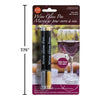 Wine Glass Pen - Gold/Silver
