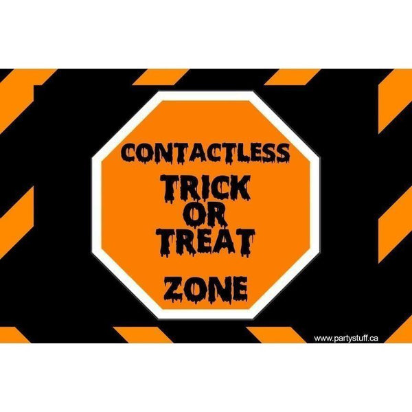 Yard Sign - Fill-In-The-Blank ContaCountless Trick Or Treat