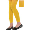 Yellow Footless Tights - Child