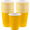 Yellow Sunshine Paper Cups, 9Oz.