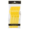 Yellow Sunshine Plastic Spoons
