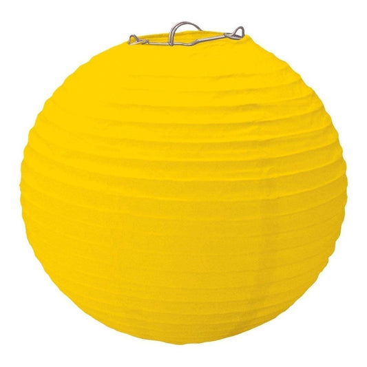 Yellow Sunshine Round Paper Lanterns